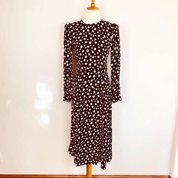 NEW Reformation Creed polka dots midi dress - Picture 4 of 8